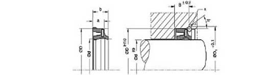 Pneumatic Wiper Rod Seal